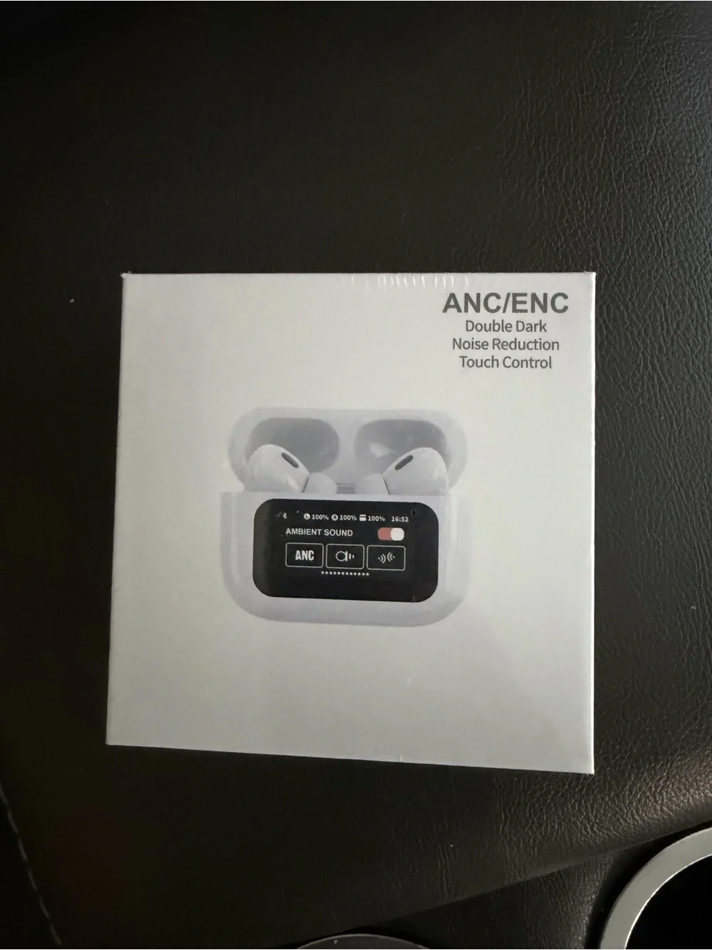 White True Wireless Earbuds with Charging Case - Picture 1 of 4